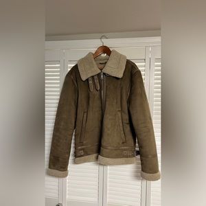 Zara men’s aviator jacket size large